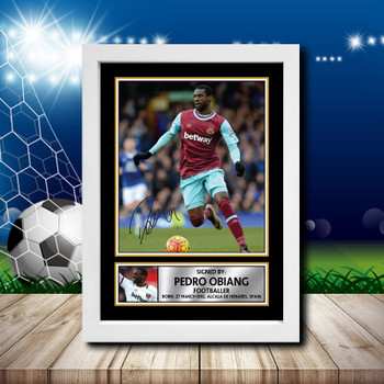 Pedro Obiang 1 Signed Autographed Footballers Star Poster Print Framed Merch Gift Pedro Obiang 1 Signed Autographed Footballers Star Poster Print Framed Merch Gift