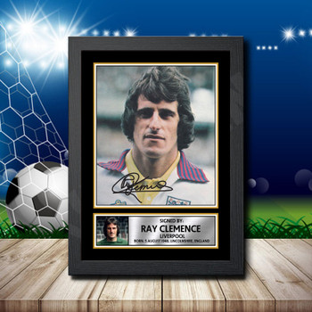 Ray Clemence 1 Signed Autographed Footballers Star Poster Print Framed Merch Gift Ray Clemence 1 Signed Autographed Footballers Star Poster Print Framed Merch Gift