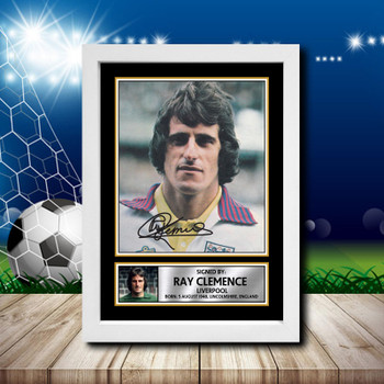 Ray Clemence 1 Signed Autographed Footballers Star Poster Print Framed Merch Gift Ray Clemence 1 Signed Autographed Footballers Star Poster Print Framed Merch Gift