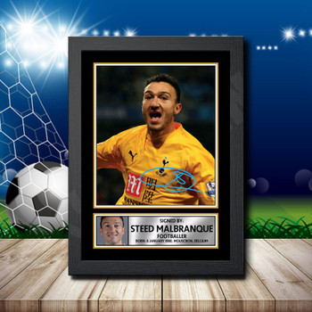 Steed Malbraque Signed Autographed Footballers Star Poster Print Framed Merch Gift Steed Malbraque Signed Autographed Footballers Star Poster Print Framed Merch Gift