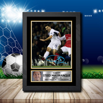 Steed Malbraque 2 Signed Autographed Footballers Star Poster Print Framed Merch Gift Steed Malbraque 2 Signed Autographed Footballers Star Poster Print Framed Merch Gift