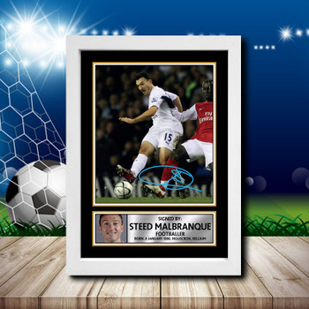 Steed Malbraque 2 Signed Autographed Footballers Star Poster Print Framed Merch Gift Steed Malbraque 2 Signed Autographed Footballers Star Poster Print Framed Merch Gift