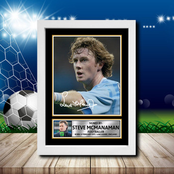 Steve Mcmanaman 1 Signed Autographed Footballers Star Poster Print Framed Merch Gift