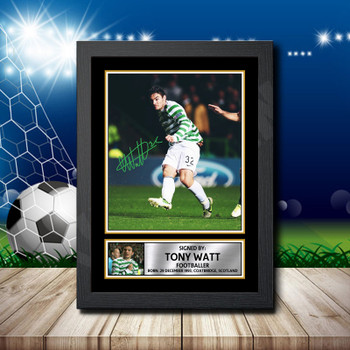 Tony Watt 2 Signed Autographed Footballers Star Poster Print Framed Merch Gift