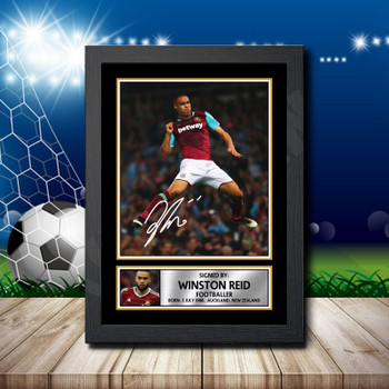 Winston Reid 1 Signed Autographed Footballers Star Poster Print Framed Merch Gift Winston Reid 1 Signed Autographed Footballers Star Poster Print Framed Merch Gift