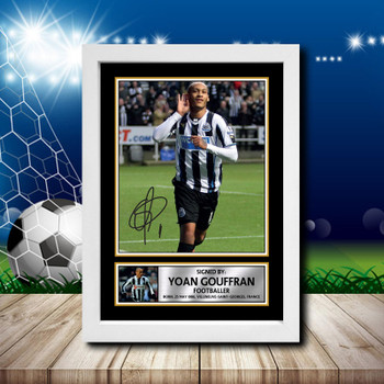 Yoan Gouffran 2 Signed Autographed Footballers Star Poster Print Framed Merch Gift Yoan Gouffran 2 Signed Autographed Footballers Star Poster Print Framed Merch Gift