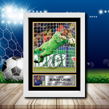 Rob Green 2 Signed Autographed Footballers Star Poster Print Framed Merch Gift