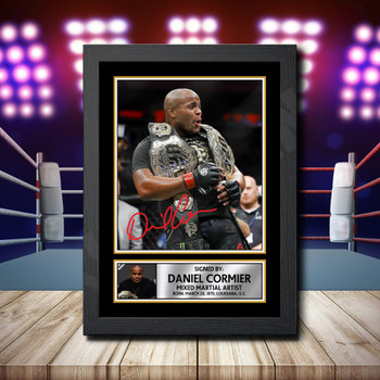 Daniel Cormier Signed Autographed Ufc Star Poster Print Framed Merch Gift Daniel Cormier Signed Autographed Ufc Star Poster Print Framed Merch Gift