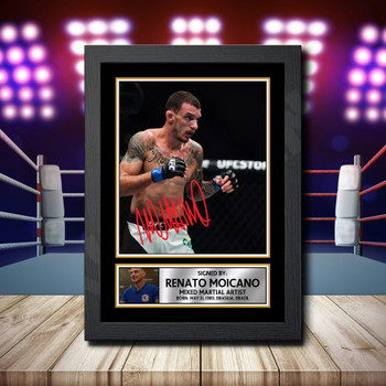 Renato Moicano 2 Signed Autographed Ufc Star Poster Print Framed Merch Gift Renato Moicano 2 Signed Autographed Ufc Star Poster Print Framed Merch Gift