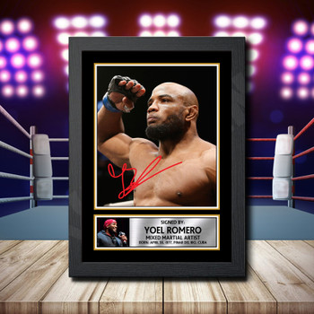 Yoel Romero Signed Autographed Ufc Star Poster Print Framed Merch Gift Yoel Romero Signed Autographed Ufc Star Poster Print Framed Merch Gift