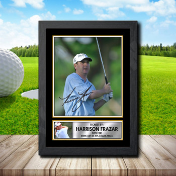 Harrison Frazar 2 Signed Autographed Golfer Star Poster Print Framed Merch Gift Harrison Frazar 2 Signed Autographed Golfer Star Poster Print Framed Merch Gift