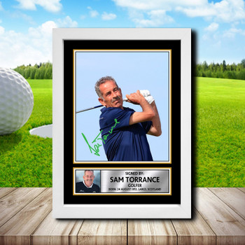 Sam Torrance 2 Signed Autographed Golfer Star Poster Print Framed Merch Gift