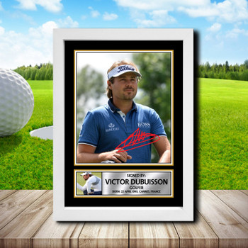 Victor Dubuisson 2 Signed Autographed Golfer Star Poster Print Framed Merch Gift Victor Dubuisson 2 Signed Autographed Golfer Star Poster Print Framed Merch Gift