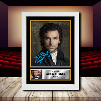Aiden Turner 2 Signed Autographed Movie Star Poster Print Framed Merch Gift