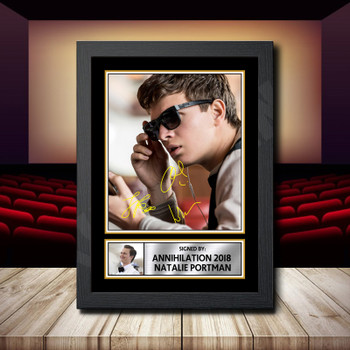 Ansel Elgort Baby Driver 2017 Signed Autographed Movie Star Poster Print Framed Merch Gift