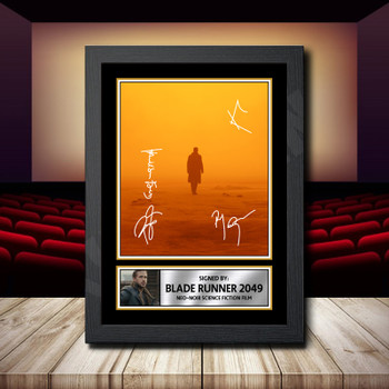 Blade Runner 2049 2 Signed Autographed Movie Star Poster Print Framed Merch Gift
