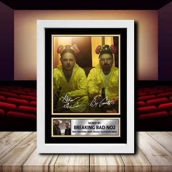 Breaking Bad No2 2 Signed Autographed Movie Star Poster Print Framed Merch Gift