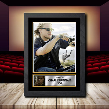 Charlie Hunnam Soa 2 Signed Autographed Movie Star Poster Print Framed Merch Gift Charlie Hunnam Soa 2 Signed Autographed Movie Star Poster Print Framed Merch Gift