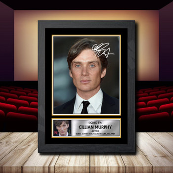 Cillian Murphy Signed Autographed Movie Star Poster Print Framed Merch Gift Cillian Murphy Signed Autographed Movie Star Poster Print Framed Merch Gift
