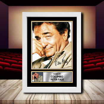 Columbo Peter Falk 1 Signed Autographed Movie Star Poster Print Framed Merch Gift