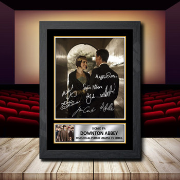Downton Abbey Signed Autographed Movie Star Poster Print Framed Merch Gift
