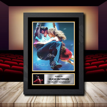 Hugh Jackman The Greatest Showman 2017 2 Signed Autographed Movie Star Poster Print Framed Merch Gift