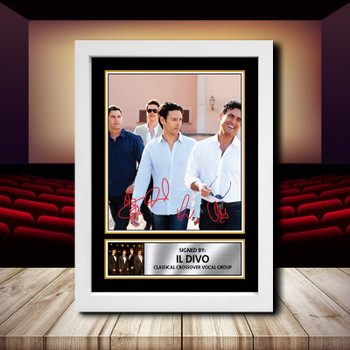 Il Divo Signed Autographed Movie Star Poster Print Framed Merch Gift