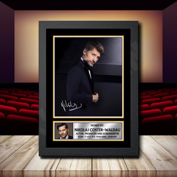 Nikolaj Coster-Waldau Signed Autographed Movie Star Poster Print Framed Merch Gift