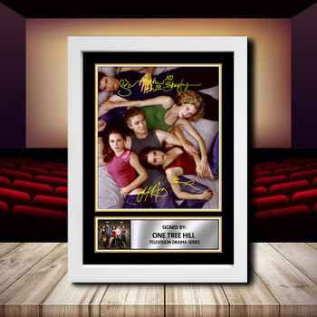 One Tree Hill Signed Autographed Movie Star Poster Print Framed Merch Gift