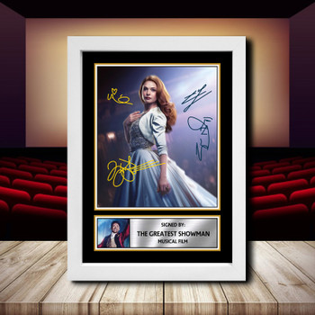 The Greatest Showman 2 Signed Autographed Movie Star Poster Print Framed Merch Gift
