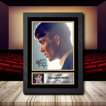 Cillian Murphy 2 Signed Autographed Movie Star Poster Print Framed Merch Gift Cillian Murphy 2 Signed Autographed Movie Star Poster Print Framed Merch Gift