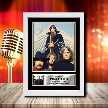 Pink Floyd The Endless River 1 Signed Autographed Music Star Poster Print Framed Merch Gift