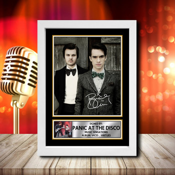 Panic At The Disco Vice Virtues 2 - Signed Autographed Music Star Print Panic At The Disco Vice Virtues 2 - Signed Autographed Music Star Print