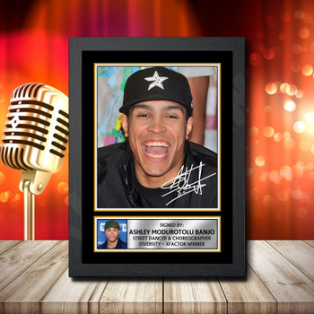 Ashley Banjo - Signed Autographed Music Star Print