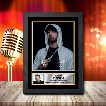 Bad Meets Evil Eminem 2 - Signed Autographed Music Star Print