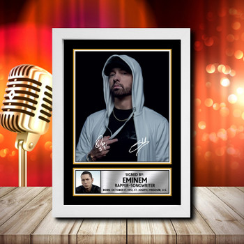 Bad Meets Evil Eminem 2 - Signed Autographed Music Star Print