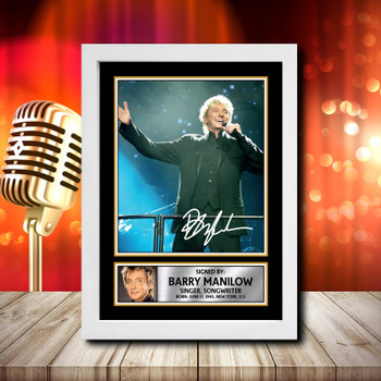 Barry Manilow 2 - Signed Autographed Music Star Print