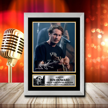 Ben Howard - Signed Autographed Music Star Print