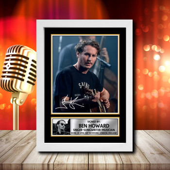Ben Howard - Signed Autographed Music Star Print