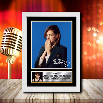 Christine And The Queens 2 Signed Autographed Music Star Print