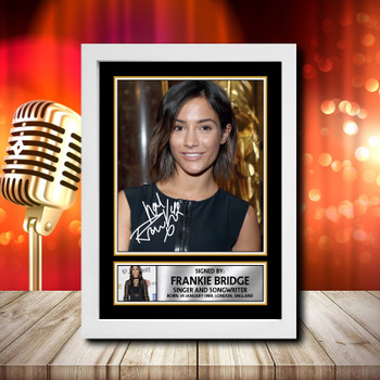Frankie Sandford 1 Signed Autographed Music Star Print