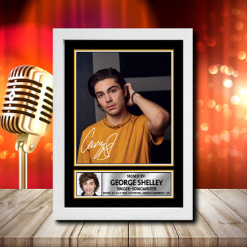 George Shelley 2 - Signed Autographed Music Star Print
