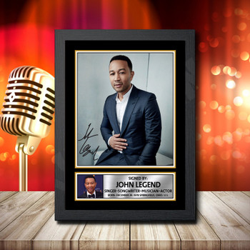 John Legend 1 Signed Autographed Music Star Print