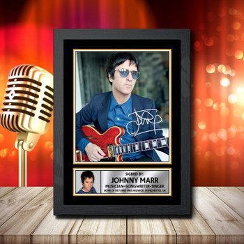Johnny Marr 1 Signed Autographed Music Star Print
