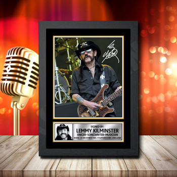 Lemmy Kilminster 2 - Signed Autographed Music Star Print