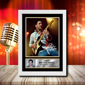 Matt Cardle 1 Fujistsu-Pc's CoNFLicted 2019-04-08 Signed Autographed Music Star Print