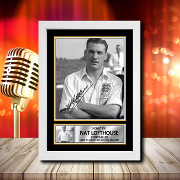 Nat Lofthouse Fujistsu-Pc's CoNFLicted 2019-04-08 Signed Autographed Music Star Print