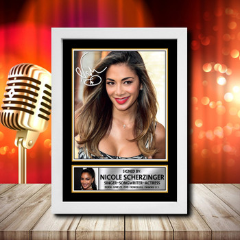 Nicole Scherzinger 1 Signed Autographed Music Star Print
