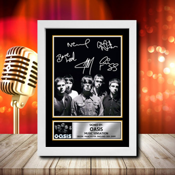 Oasis 1 Fujistsu-Pc's CoNFLicted 2019-04-08 Signed Autographed Music Star Print