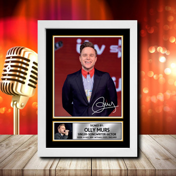 Olly Murs 1 Fujistsu-Pc's CoNFLicted 2019-04-08 Signed Autographed Music Star Print